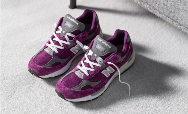 The New Balance 992 Purple Gray: When Classic meets Cool