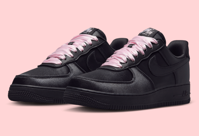 Nike Air Force Low “Black Satin: Elegance Meets Edge